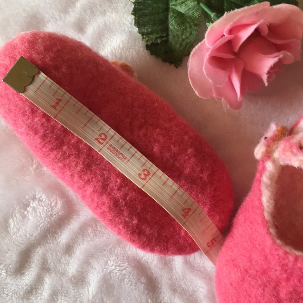 —SOLD—MERINO HANDMADE SOCK-SLIPPERS, baby 8-10 - Picture 5 of 7